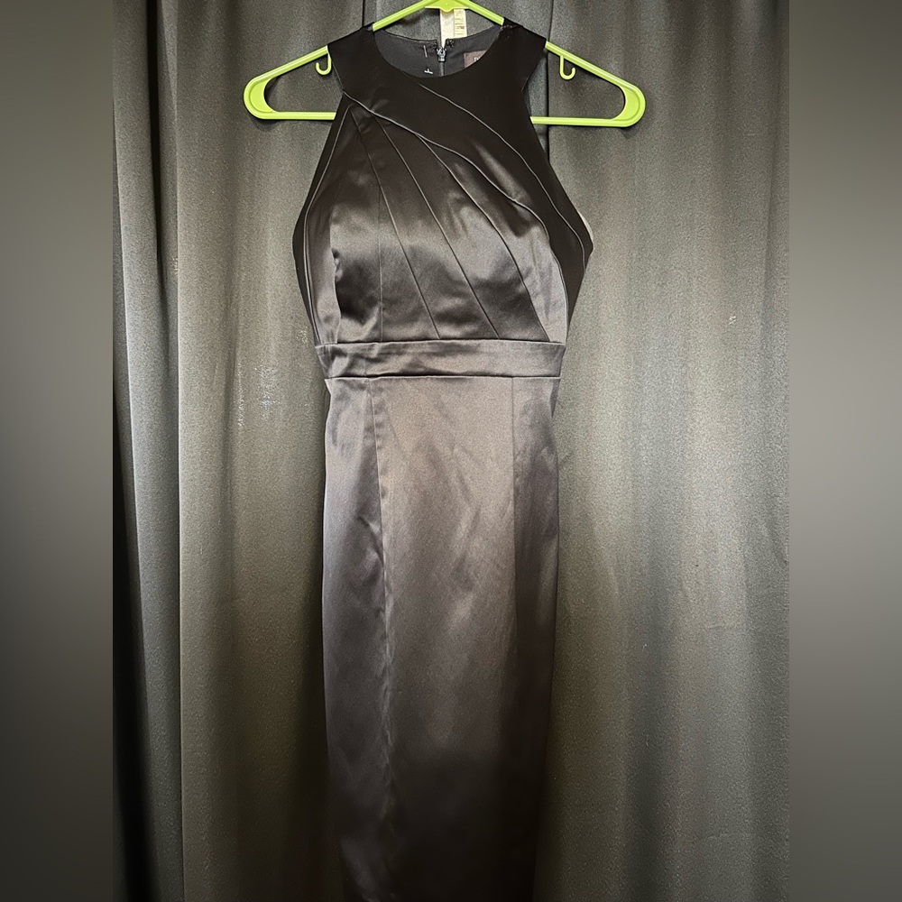 The Limited Elegant Black Satin Dress